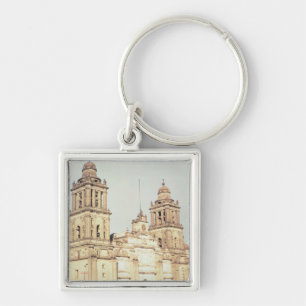 Exterior of Mexico City Cathedral Key Ring