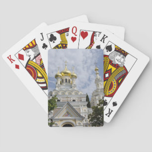 Exterior of Saint Alexander Nevsky Cathedral 2 Playing Cards