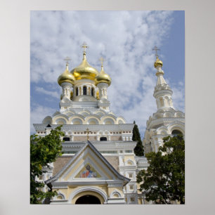 Exterior of Saint Alexander Nevsky Cathedral 2 Poster