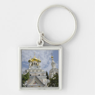Exterior of Saint Alexander Nevsky Cathedral Key Ring