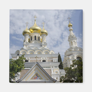 Exterior of Saint Alexander Nevsky Cathedral Magnet