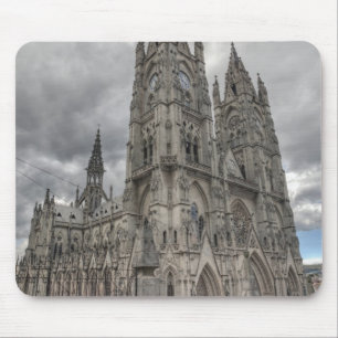 Exterior of the Basilica in Quito, Ecuador Mouse Pad