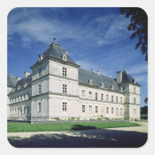Exterior of the Chateau, built c.1546 Square Sticker
