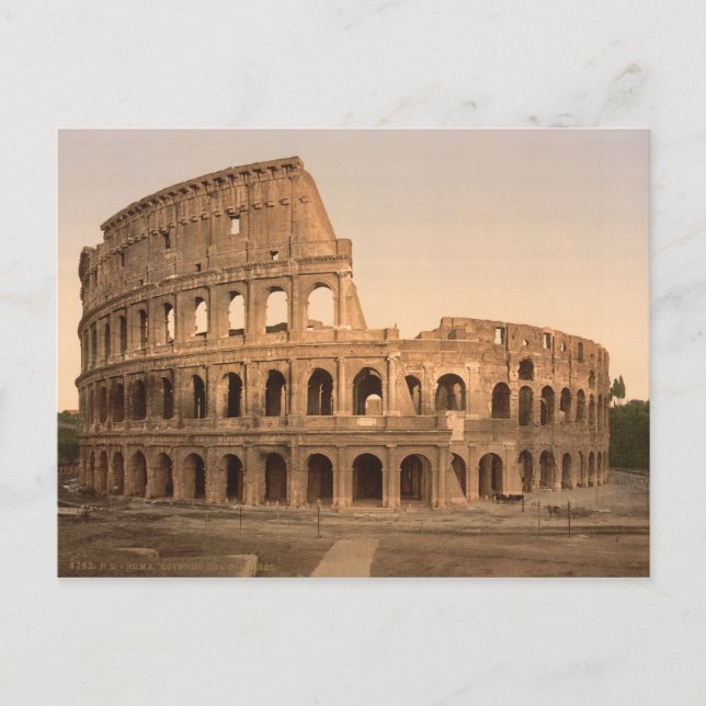 Exterior of the Colosseum, Rome, Italy Postcard (Front)