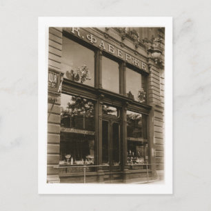 Exterior of the Faberge Shop, St. Petersburg, earl Postcard