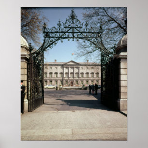 Exterior view from the gate, built 1745-47 poster