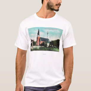 Exterior View of a Catholic Church T-Shirt