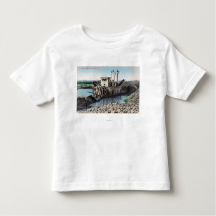 Exterior View of a Gold DredgerOroville, CA Toddler T-Shirt
