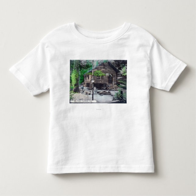 Exterior View of a Log CabinCazadero, CA Toddler T-Shirt (Front)