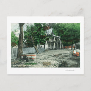 Exterior View of a Road HouseYreka, CA Postcard