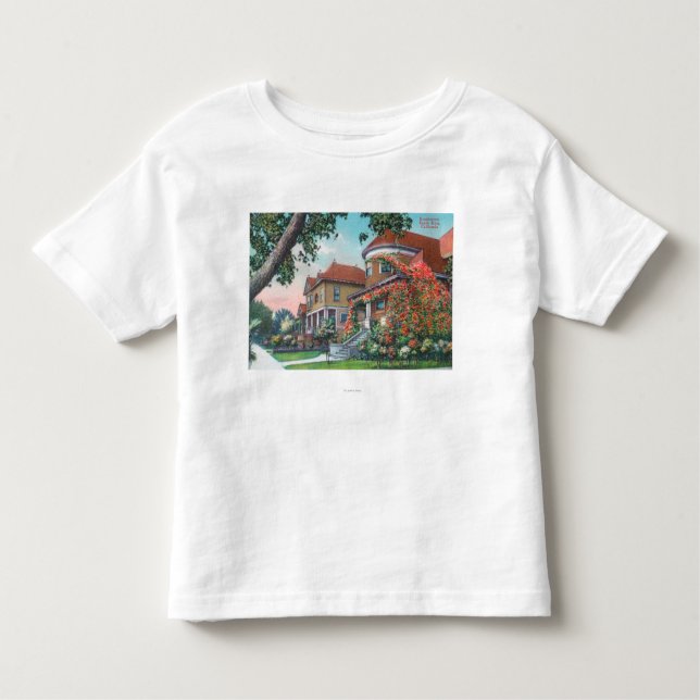 Exterior View of a Typical Residence Toddler T-Shirt (Front)