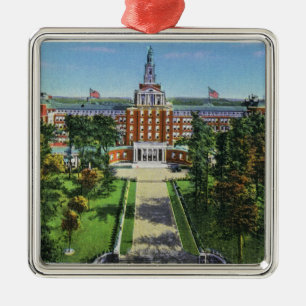 Exterior View of Aetna Life Insurance Building Metal Tree Decoration