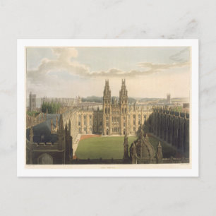 Exterior view of All Souls College, taken from the Postcard