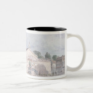 Exterior view of Astley's Amphitheatre, 1777 Two-Tone Coffee Mug