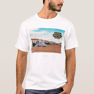 Exterior View of Avalon MotelFresno, CA T-Shirt