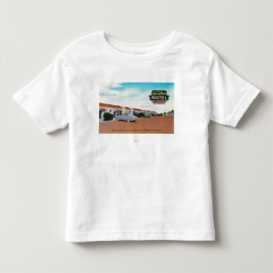 Exterior View of Avalon MotelFresno, CA Toddler T-Shirt