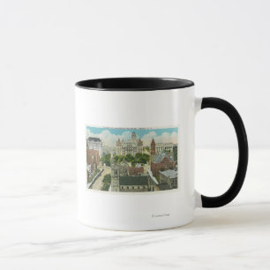 Exterior View of Capitol Hill and Official Mug