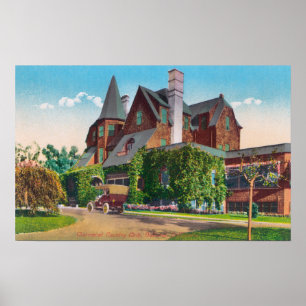 Exterior View of Claremont Country Club Poster