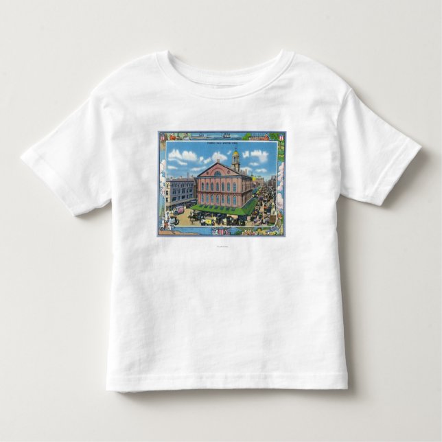 Exterior View of Faneuil Hall # 3 Toddler T-Shirt (Front)