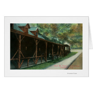 Exterior View of Fitch Mt. Tavern and Roadway