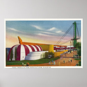 Exterior View of Food & Agricultural Bldg Poster