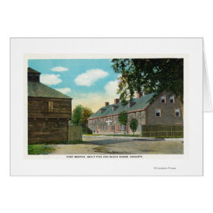 Exterior View of Fort Weston and Block House