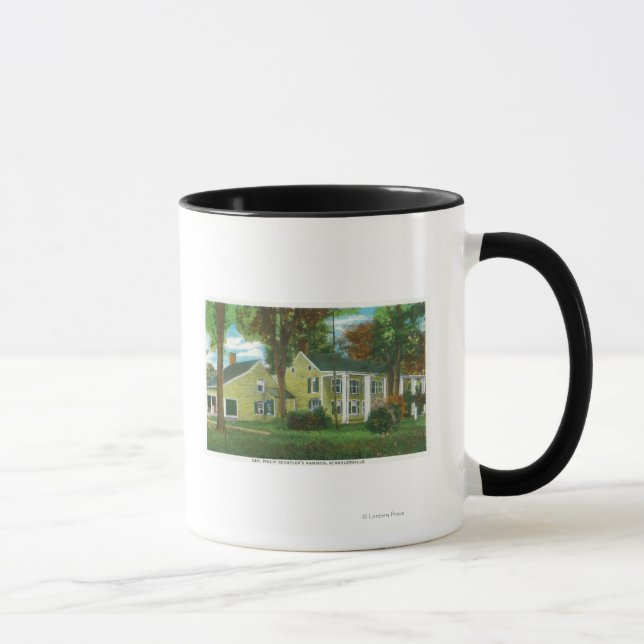 Exterior View of Gen Philip Schuyler's Mansion Mug (Right)