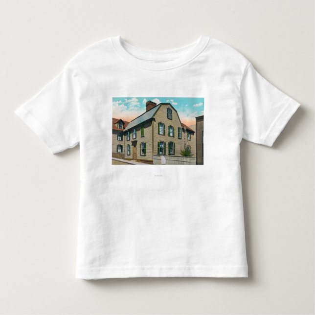 Exterior View of Hawthorne's Birthplace Toddler T-Shirt (Front)