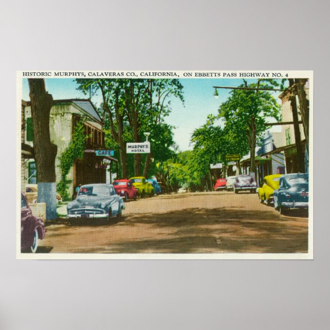 Exterior View of Historic Murphy's Hotel Poster (Front)