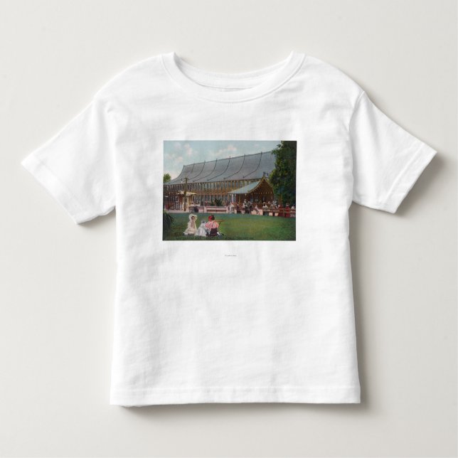 Exterior View of Idora Park Skating Rink Toddler T-Shirt (Front)