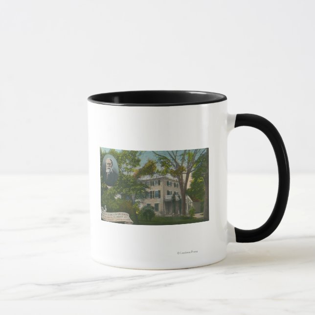 Exterior View of James Russell Lowell Home Mug (Right)