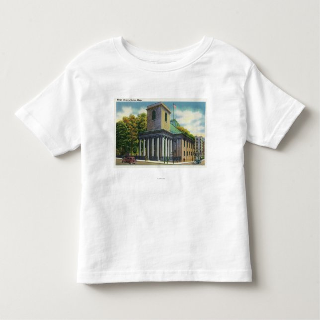 Exterior View of King's Chapel # 2 Toddler T-Shirt (Front)