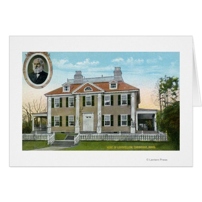 Exterior View of Longfellow's Home # 2 (Front Horizontal)