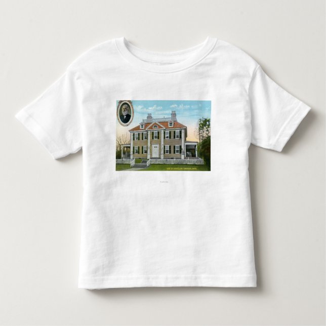 Exterior View of Longfellow's Home # 2 Toddler T-Shirt (Front)