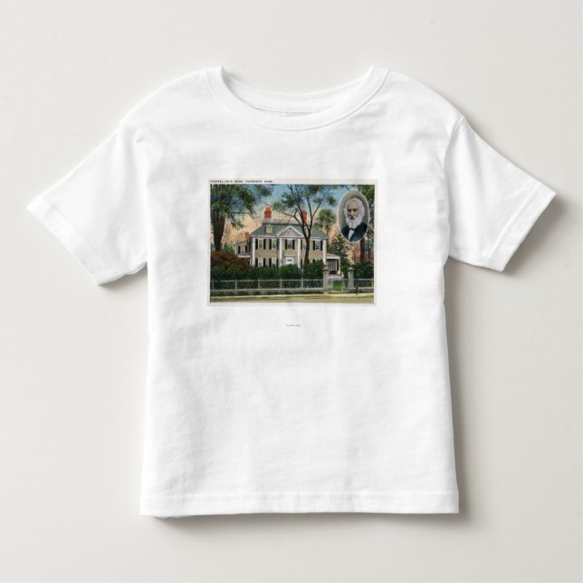 Exterior View of Longfellow's Home Toddler T-Shirt (Front)