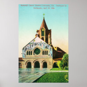 Exterior View of Memorial Church at U Poster