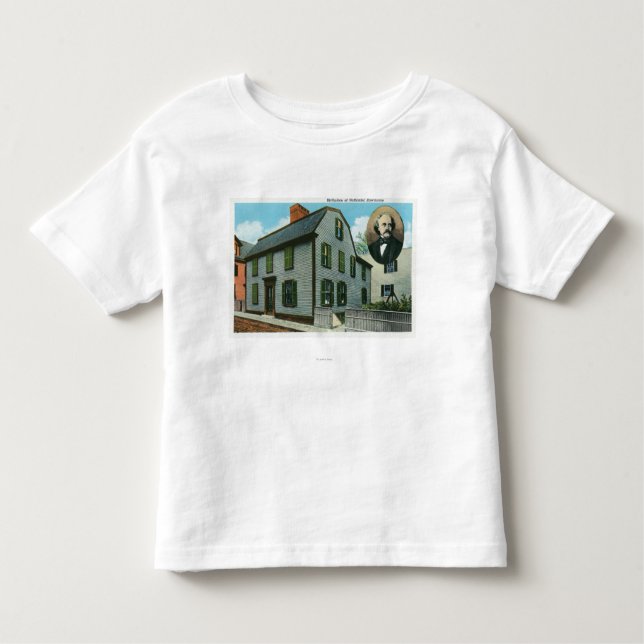 Exterior View of Nathaniel Hawthorne's Toddler T-Shirt (Front)