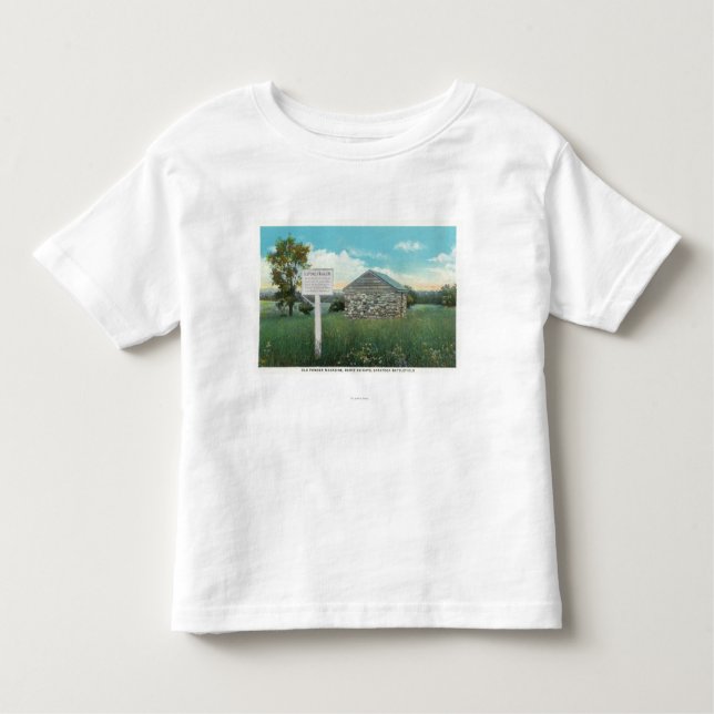 Exterior View of Old Powder Magazine Toddler T-Shirt (Front)