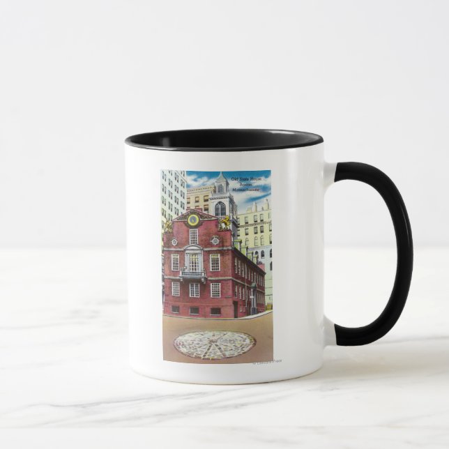Exterior View of Old State House Mug (Right)