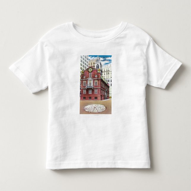 Exterior View of Old State House Toddler T-Shirt (Front)