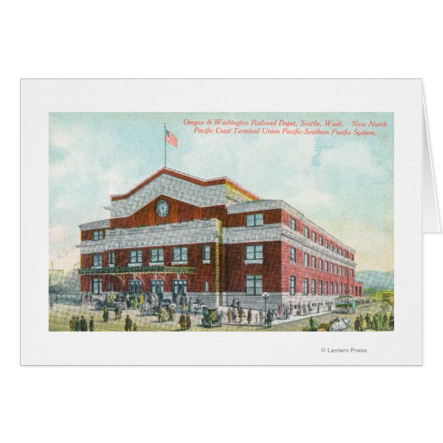 Exterior View of OR-WA Railroad Depot (Front Horizontal)