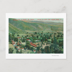 Exterior View of Paraiso Hot Springs and Gardens Postcard