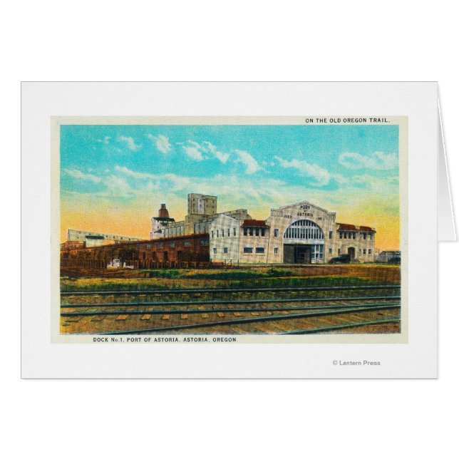 Exterior View of Port of Astoria Dock Building (Front Horizontal)