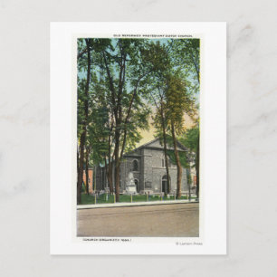 Exterior View of Protestant Dutch Church Postcard