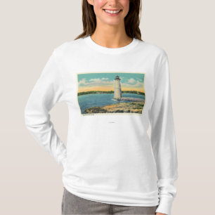 Exterior View of Rock Island Light House T-Shirt