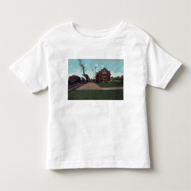 Exterior View of Rock Island Passenger Station Toddler T-Shirt (Front)