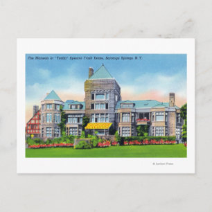 Exterior View of S. Track Estate Mansion at Postcard