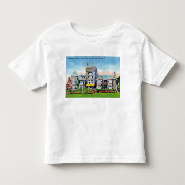 Exterior View of S. Track Estate Mansion at Toddler T-Shirt (Front)