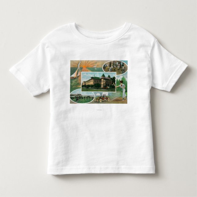 Exterior View of Sanitorium and Scenic Views Toddler T-Shirt (Front)