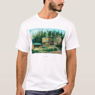 Exterior View of School House and Post Office T-Shirt
